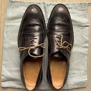 Fratelli Giacometti men’s black brogue